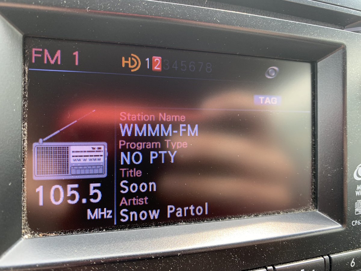aberkvam's tweet photo. @1055triplem A typo over in Studio M https://t.co/ryj3fVP2YC