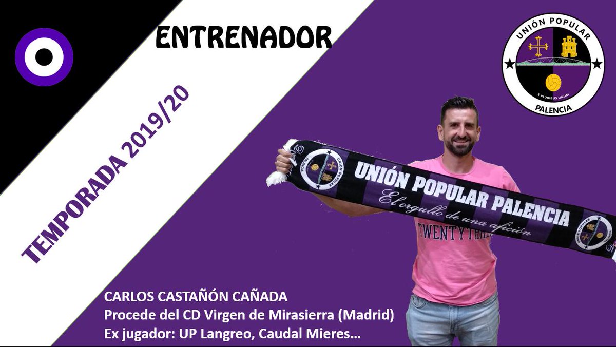 UPPalencia's tweet photo. Os presentamos a nuestro entrenador para la temporada 2019/20 @carloscasta82 https://t.co/kBl4DzwFAK