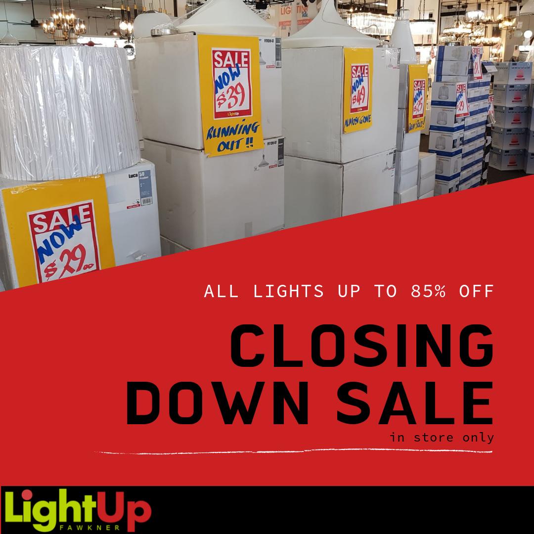 Lighting Sale | Closing Down | Up to 85% Off
ed.gr/bl6a3

#lights #lamps #fans #closingdown #sales #melbourneinteriors #melbourne #pascoevale #interiordesign #granddesigns #theblock2019 #myhouserules #bargainhunters #homeideas #melbournelife #homeinspo