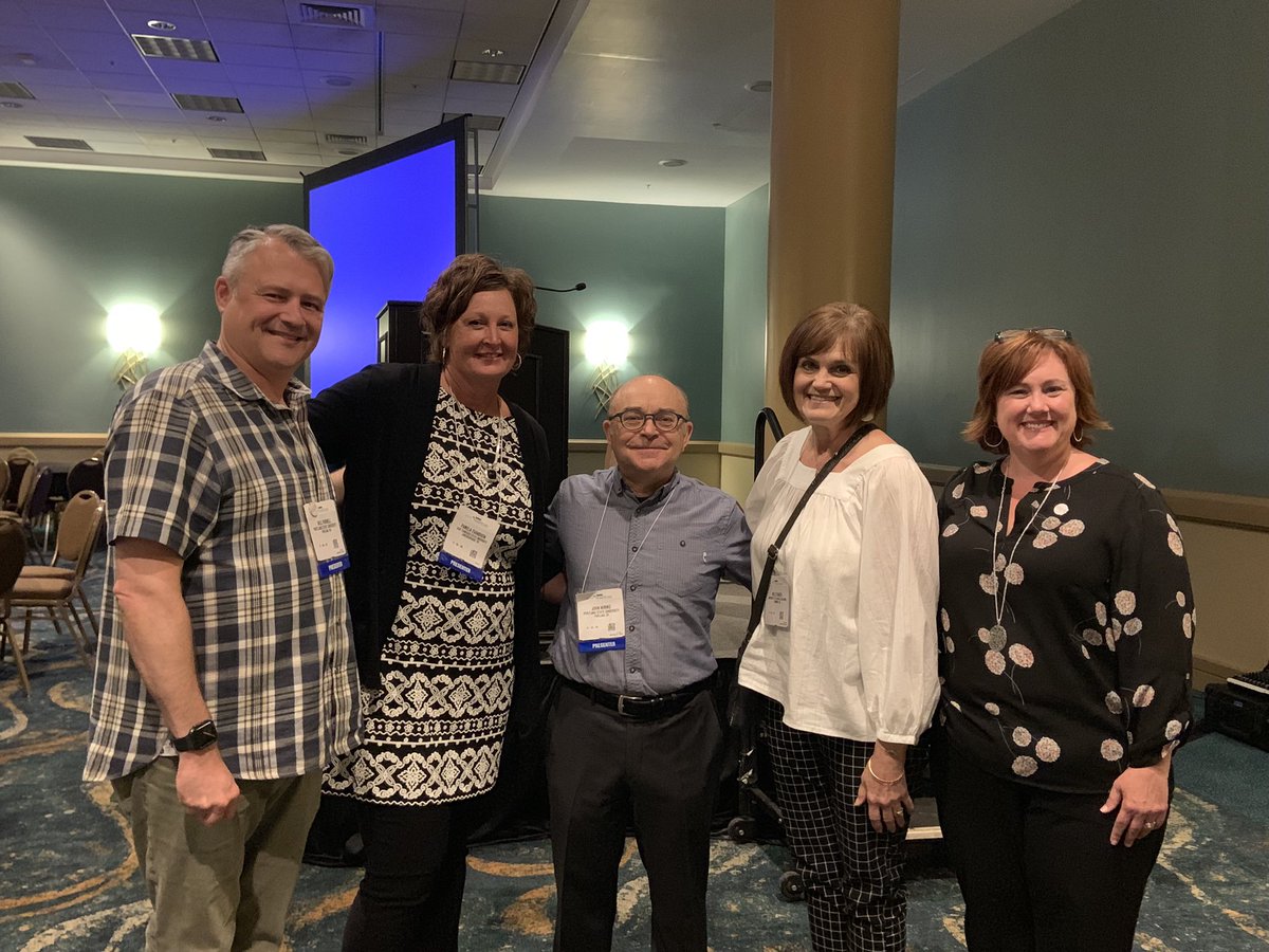 naecte's tweet photo. #NAECTE board members thank Dr. John Nimmo for bringing a powerful keynote address, “How Can Teacher Education Address Children’s Rights as Related to Both Agency and Belonging?”. #naeycINST https://t.co/1esQeWrYlo