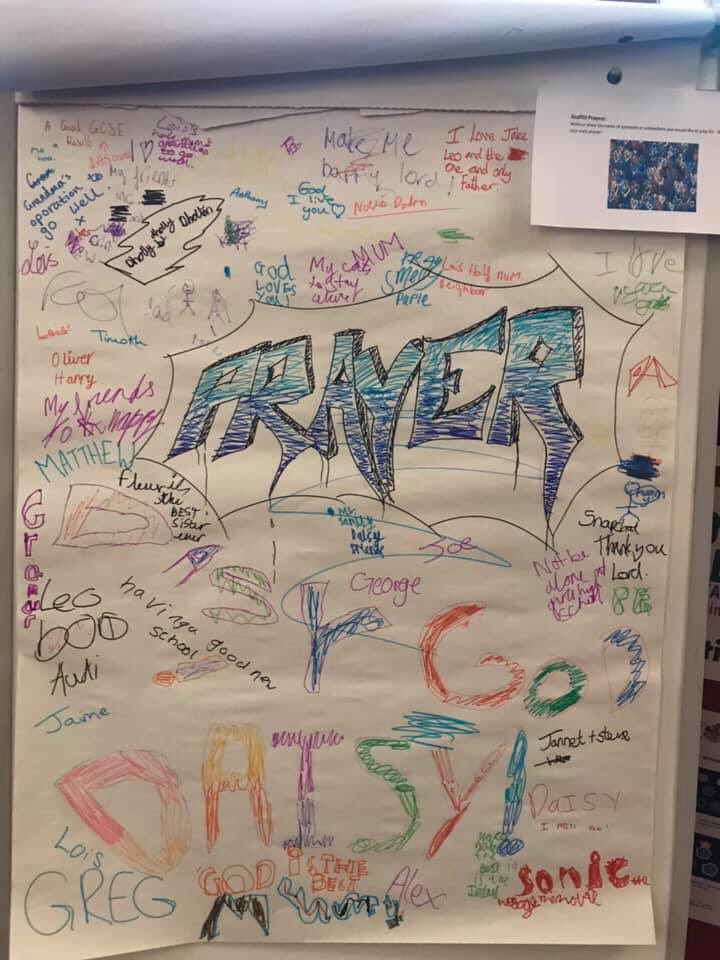 BBnottmpres's tweet photo. Fantastic to see our children and young people engaging in prayer activities tonight as part of Thy Kingdom Come #ThyKingdomCome2019 #FaithInYoungPeople @28thnottmbb @bbinnottingham @diocswellnott @TheBBEngland @DeaneriesNottm https://t.co/HvYiIDIs3b