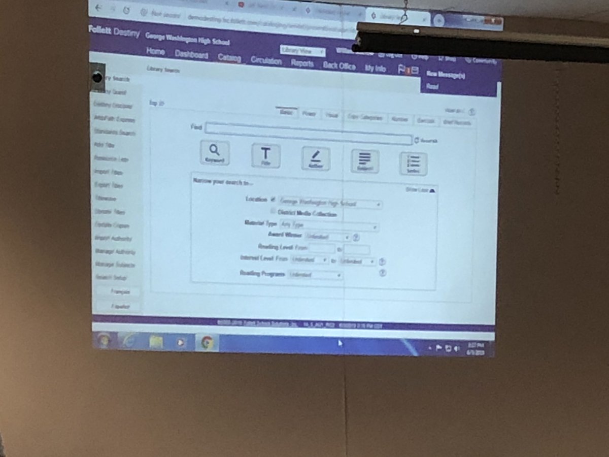 Learning about the #Genrefication tools available in #FollettDestiny and #FollettTitlewave from @gordonherring and @follett_katy. @FollettLearning #futurereadylibs #TransformingLearning @AliefISD