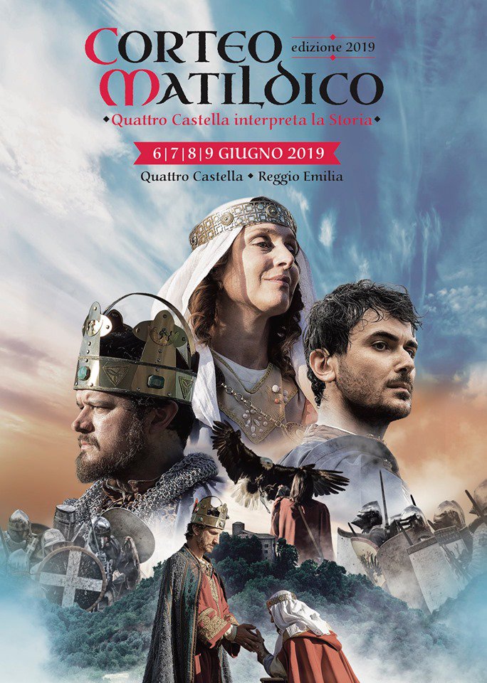 GruppoMdB's tweet photo. A Quattro Castella #reggioemilia torna il Corteo storico matildico
6-7-8-9- giugno 2019
#medioevo #sbandieratori #musici #show #medievalshow #matildedicanossa https://t.co/97lSPTwBzj