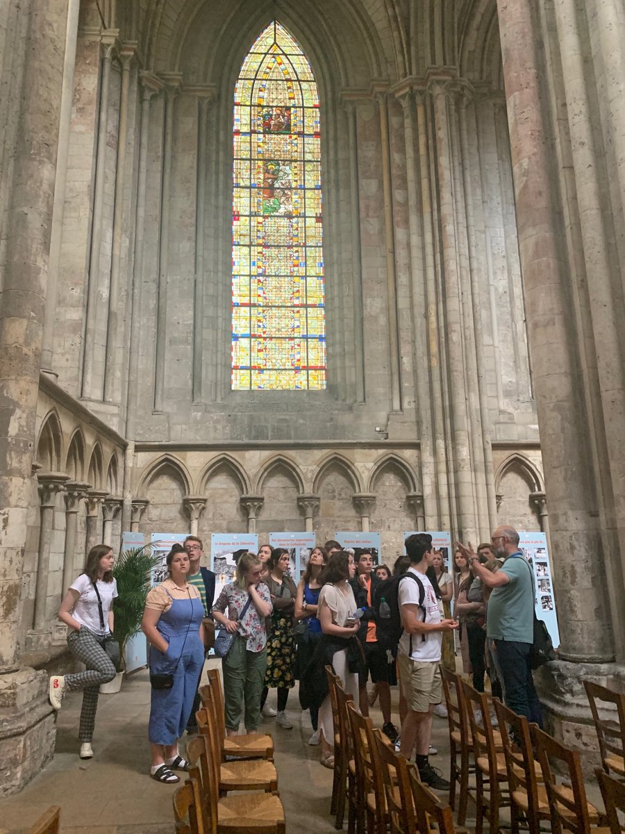 profdefrance's tweet photo. We learned a lot about Rouen with our guide Fred and enjoyed a peaceful evening in Honfleur.   
@WKHSWolves
@TWHS_Cardinals
@wcsdistrict
@QuoiDeNeuf_Mme
@madame_hill
@Laird9Laird
#allezwotown
#itsworthit https://t.co/wyFKNKxSq7