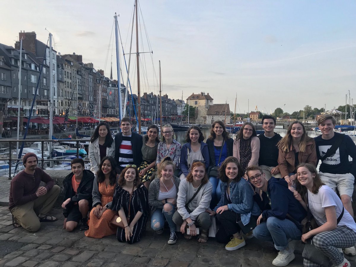 profdefrance's tweet photo. We learned a lot about Rouen with our guide Fred and enjoyed a peaceful evening in Honfleur.   
@WKHSWolves
@TWHS_Cardinals
@wcsdistrict
@QuoiDeNeuf_Mme
@madame_hill
@Laird9Laird
#allezwotown
#itsworthit https://t.co/wyFKNKxSq7