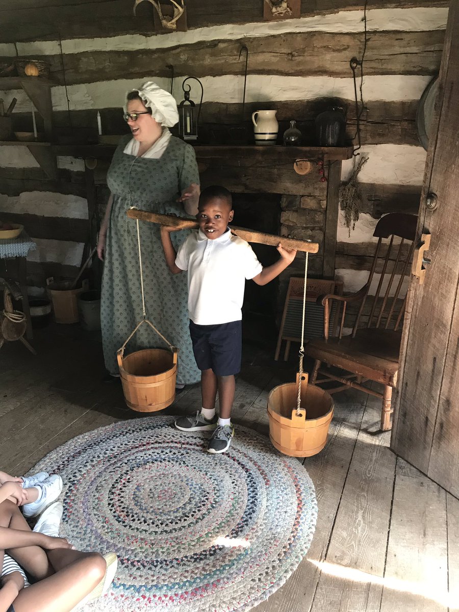 MsHoltz_'s tweet photo. First grade visited Rose Hill Manor today to learn more about tools and toys of the past! #sjrcsfred https://t.co/aK0bZZXo32