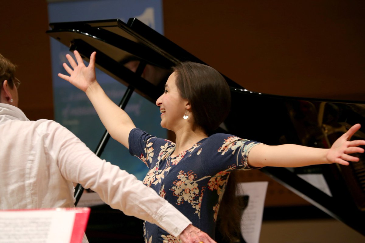 MimiDoulton's tweet photo. The many faces of @LeedsLieder… Thanks @robertpiwko for the lovely photos and happy memories of a wonderful week #LLYA19 #Lieder #song https://t.co/0SzHHTV0li