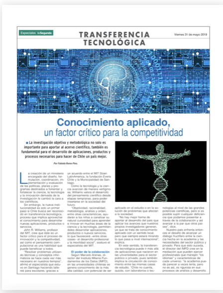 indimin's tweet photo. #SmartMiningCoach "El trabajo colaborativo le permitió a los trabajadores de la empresa acceder a lo más avanzado en Big Data, Machine Learning e Inteligencia Artificial" 

👉🏻Revisa la nota en @indimin en especial @La_Segunda "Transferencia Tecnológica"👈🏻 https://t.co/DVBY8q3hkP https://t.co/l9KqYMzNQ5