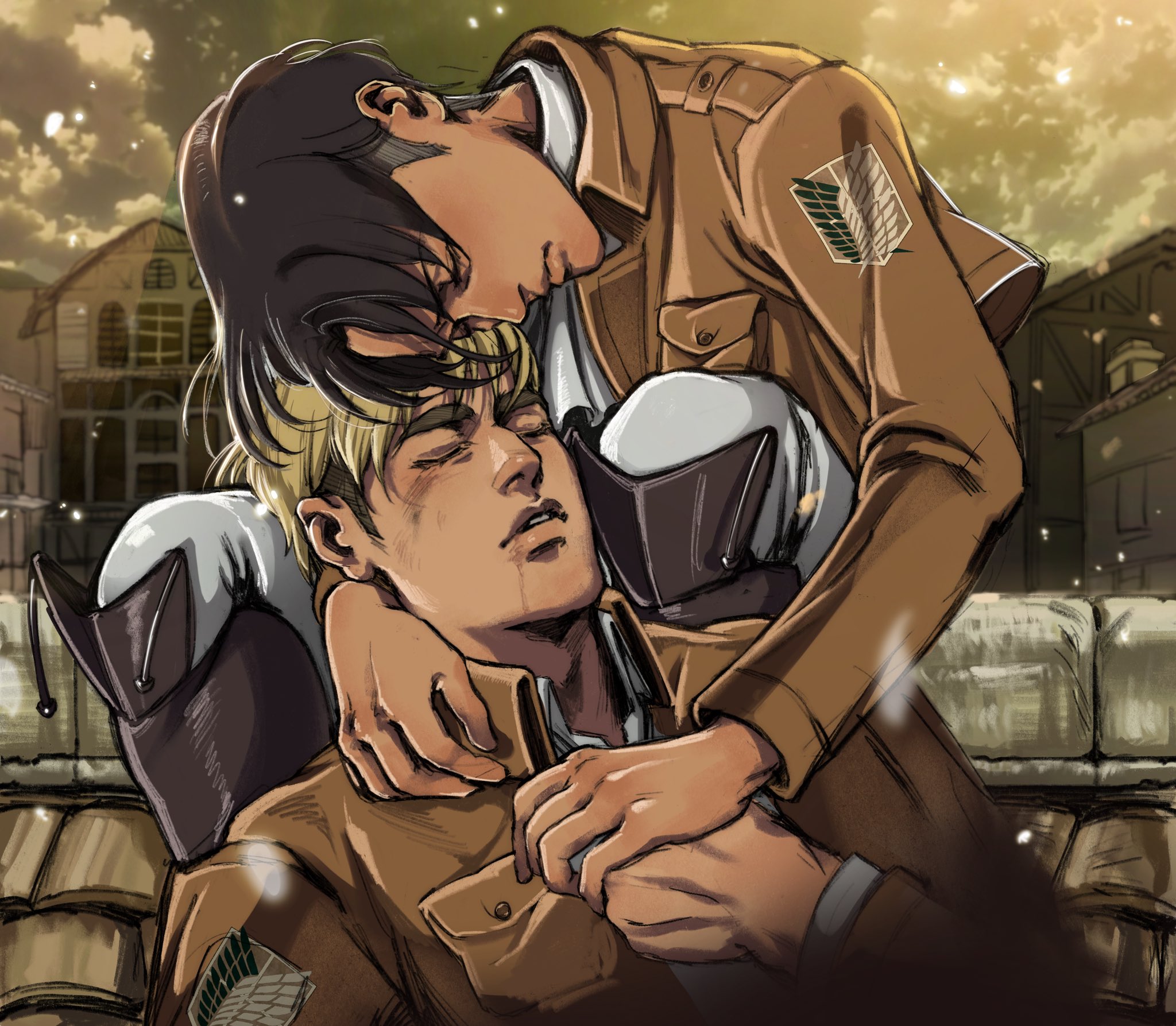 Uživatel Columbo na Twitteru: „Levi and Erwin Smith 🖤 Still not over  latest SNK episode... eruri is perfect and fanart is a must rn  #AttackOnTitan #ShingekiNoKyojin #aot /HcqF0Cu1CG“ / Twitter