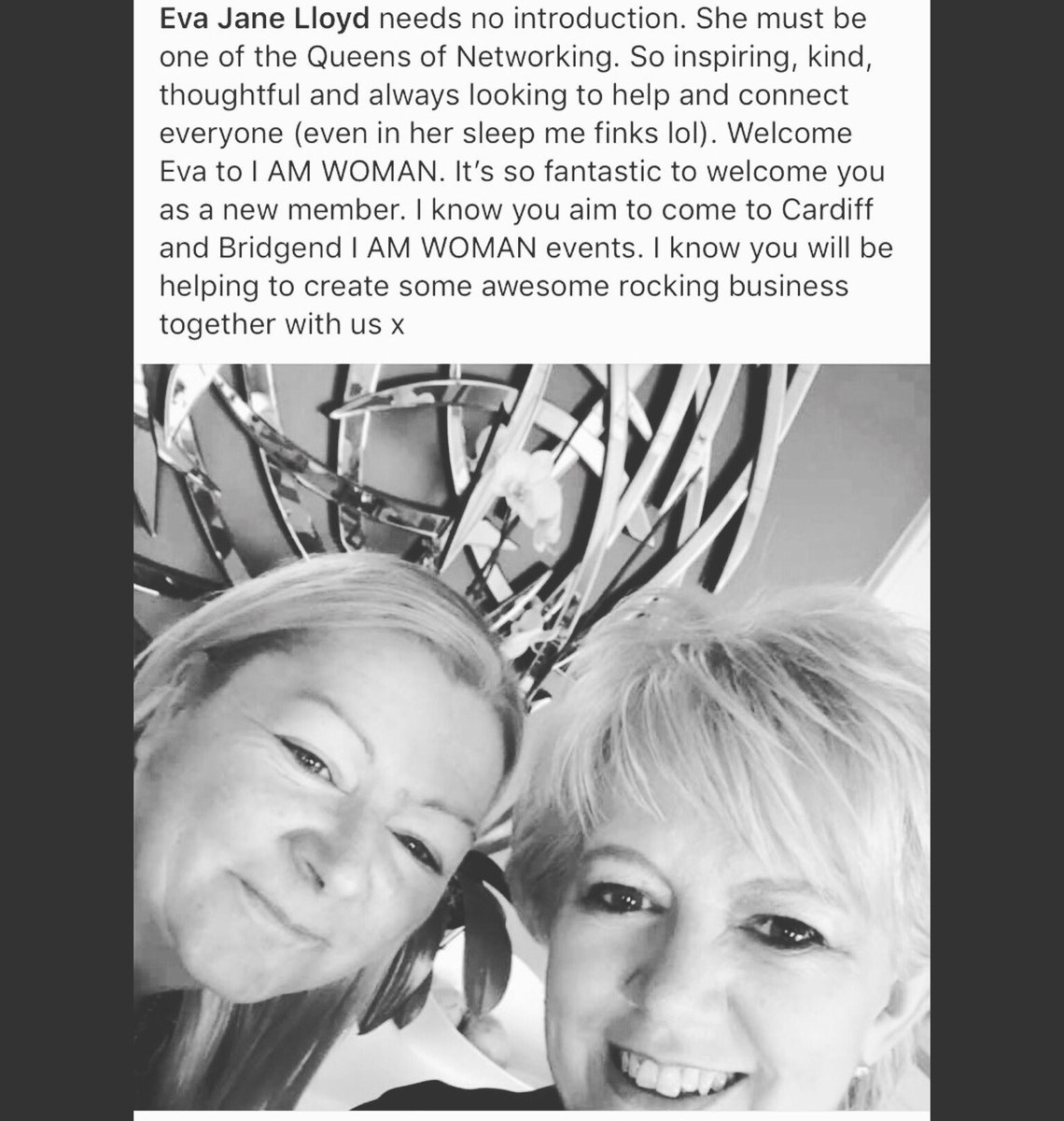 EvajaneLloyd's tweet photo. Thank you so much, it’s all about Business #networkingbusiness #networkingevents #iamwoman #togetherwearestronger @IamWomanInspire https://t.co/prsmAWF2UM