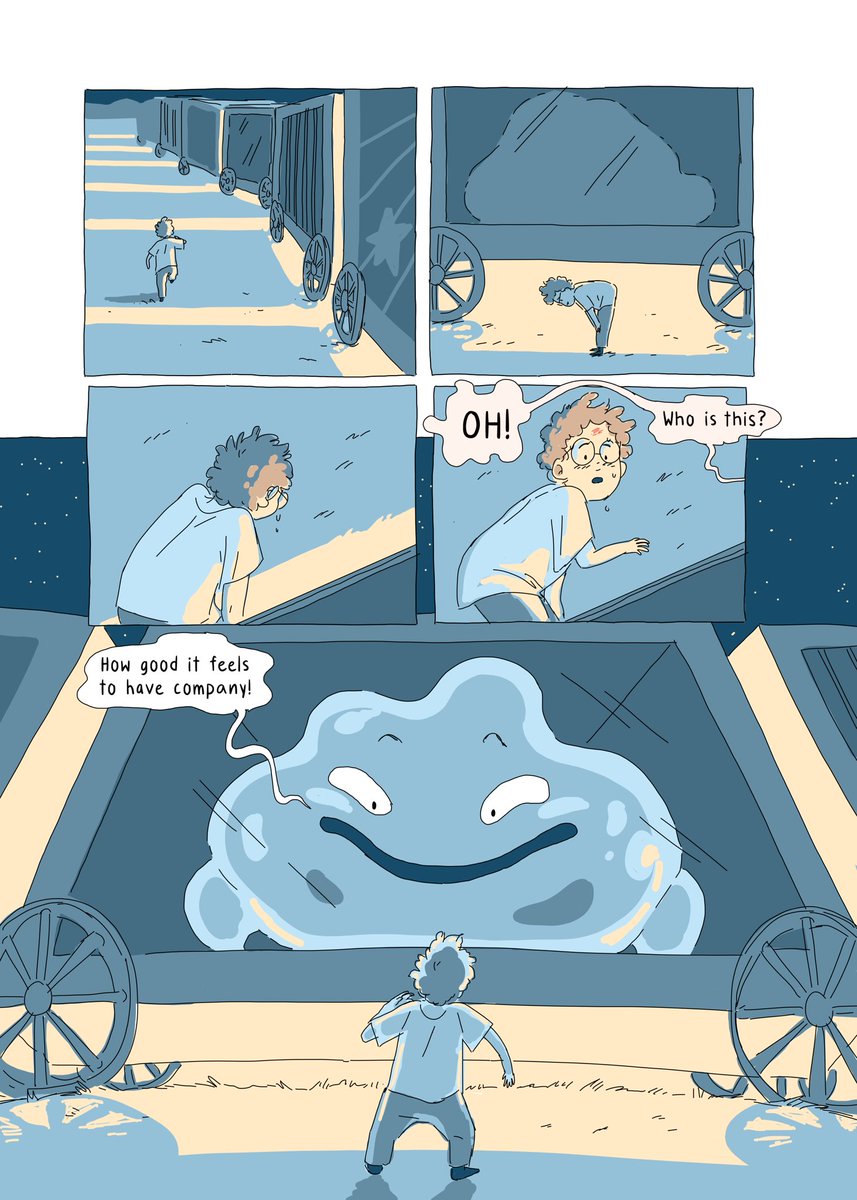 one of my final college assignments! we were given a small excerpt of The Circus of Dr. Lao to let it inspire a totally new story. i wrote a short story about a young boy and an ancient water serpent! ? 