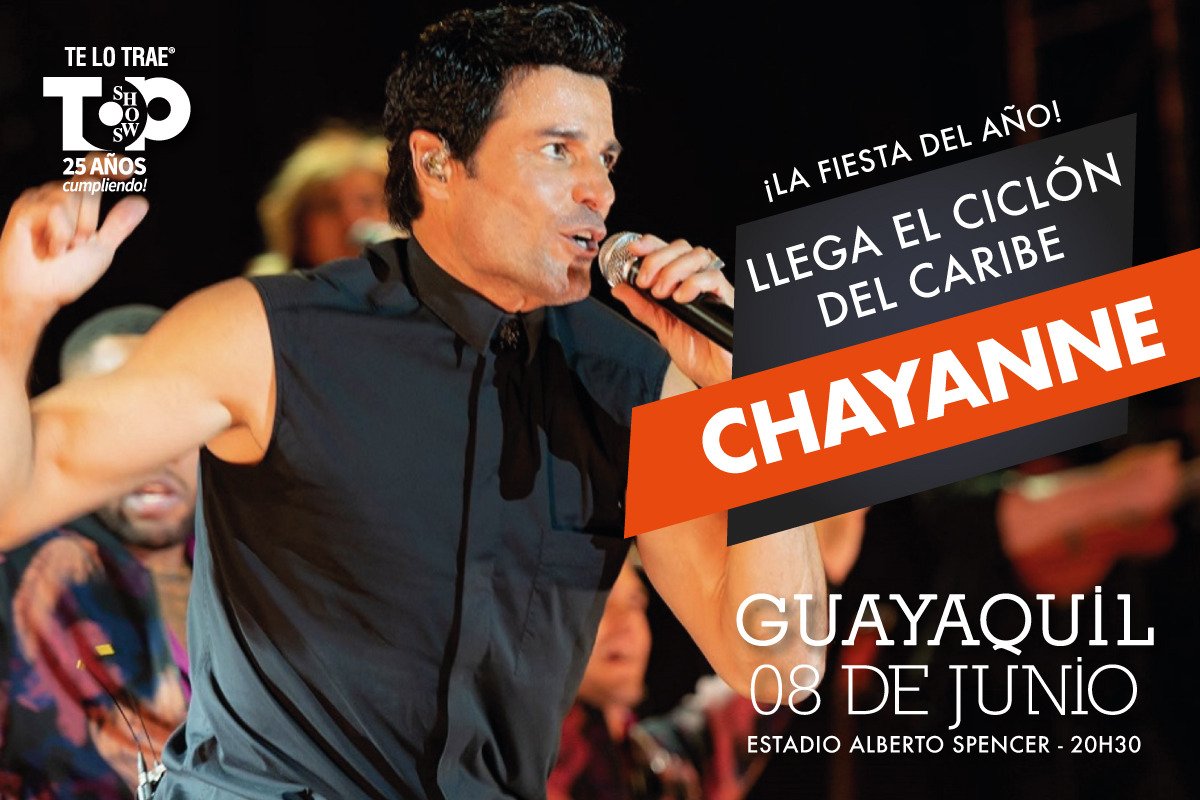 Ticket Show On Twitter Chayanne Desde El Alma Tour 2019 Uio