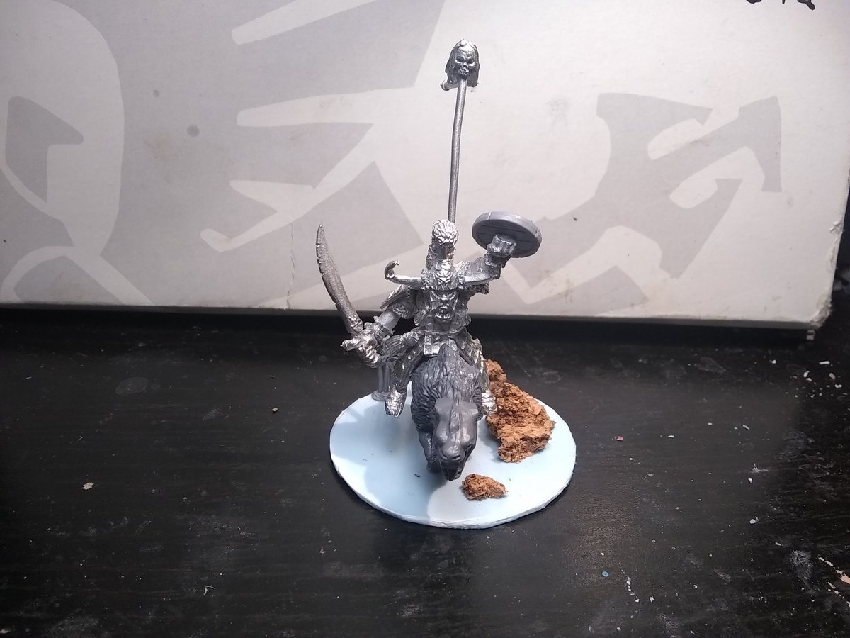 KehoePainting's tweet photo. Made up some "spider riders" for my #gloomspitegitz. I don't really favor the gw spider so I went for more of the  mongol wolf rider look with these oop models. Also get my hands on a old spear chukka for some long ranged reinforcements. https://t.co/jdYvj43Dtw