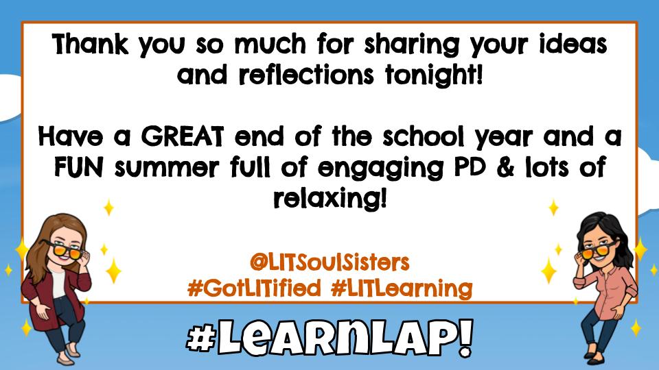 LitSoulSisters's tweet image. Thank you, #LearnLAP crew!  We are ready to kick off our season of learning this summer thanks to all of your input.  Let&apos;s keep the conversation going over on our page, @LitSoulSisters! #LITLearning #GotLITified