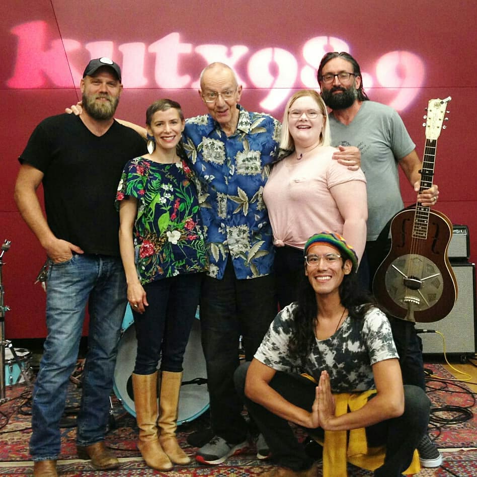 It was a thrill to do a live recording session in the <a href="/KUTX/">KUTX 98.9</a> Studio 1A w the legendary #JohnAielli! Listen tomorrow morning (Central Time) from 7-9am to hear our students and yours truly sing songs + talk about Wednesday's @songrisearts showcase at the <a href="/cactuscafeatx/">Cactus Cafe</a>!