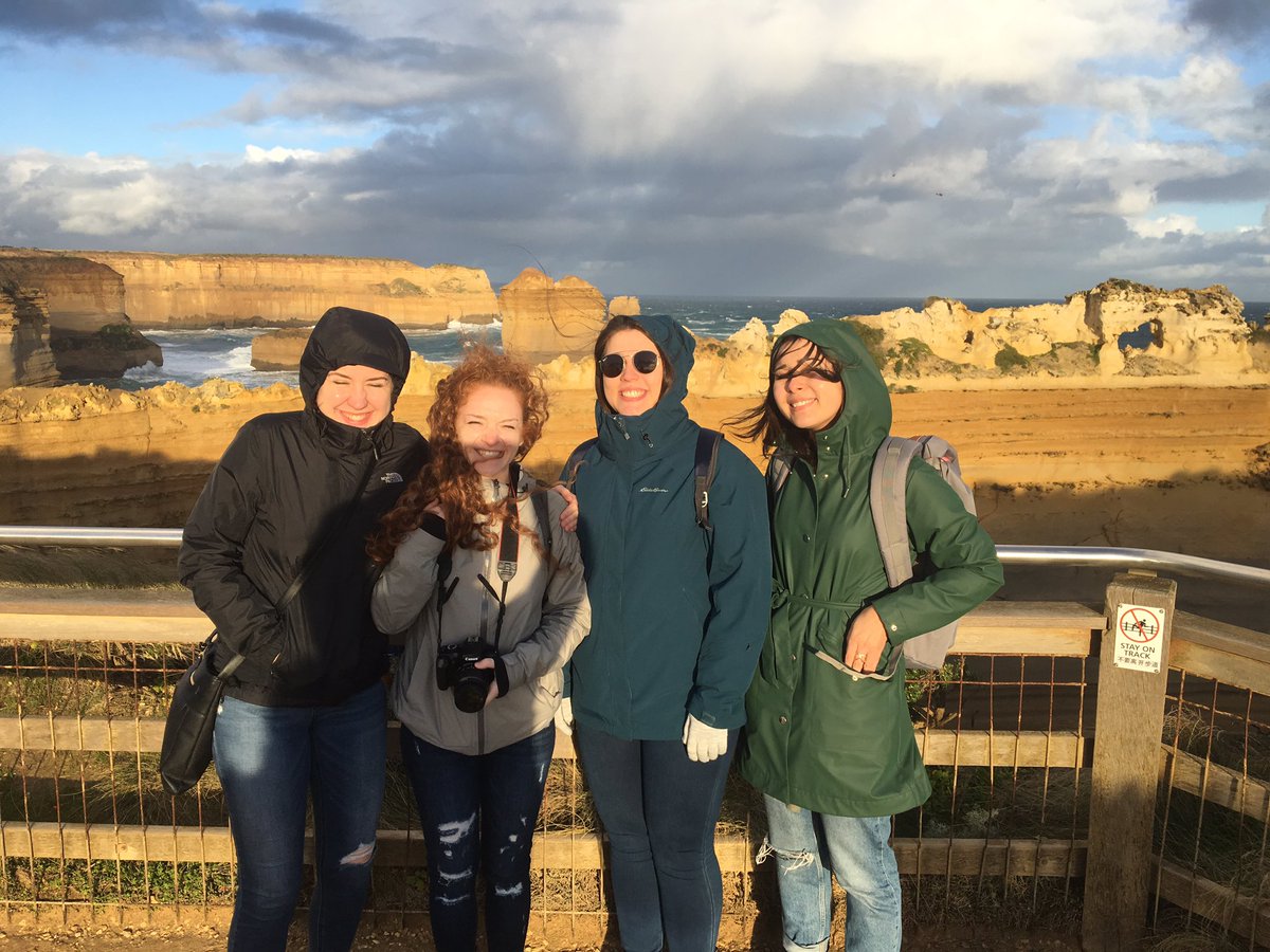 lumberjillsnb's tweet photo. Amazing first day in #Australia pre-festival fun on #TheGreatOceanRoad #touringtrad #fiddlers #oldtime #exportnb @MusicMusiqueNB @Gov_NB https://t.co/alkB0nUe6N