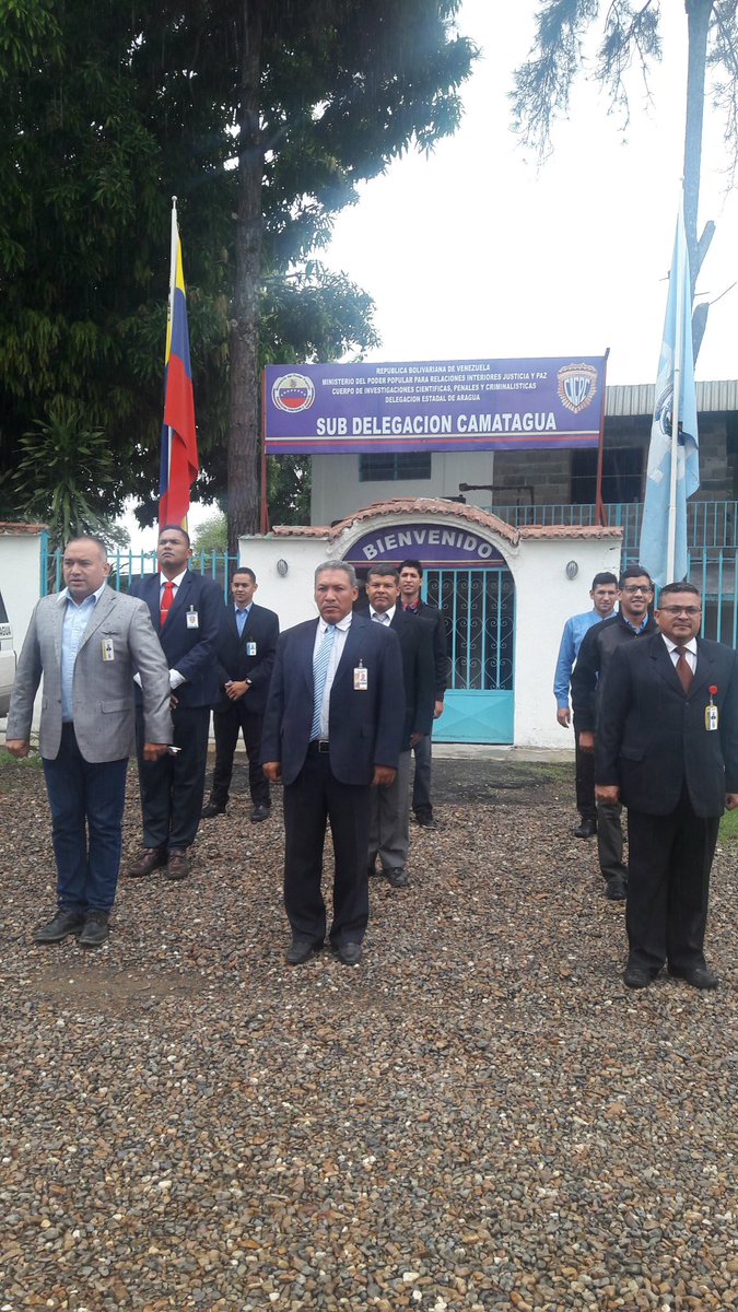 Lunes Cívico en la Sub Delegación Camatagua. Iniciando la semana.