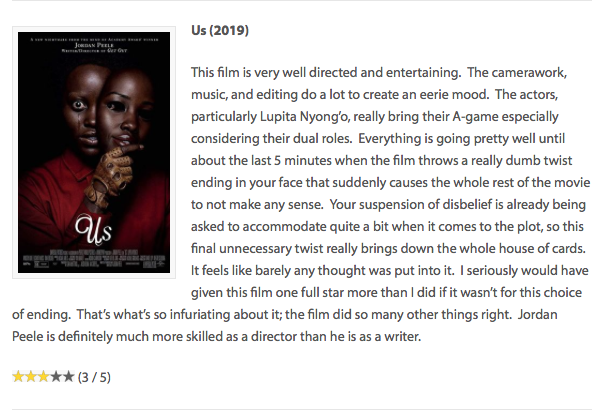 TylerNicholas_'s tweet photo. Here's my Mini Review of Us, Jordan Peele's second feature film.  See more Mini Reviews here: https://t.co/do311pBFyC https://t.co/AwM4URiZPd
