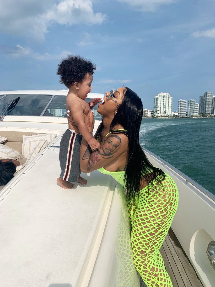 AriTheDon's tweet photo. When I count my blessings, I count you twice babyboy! 💚 https://t.co/EjdbveSNRF