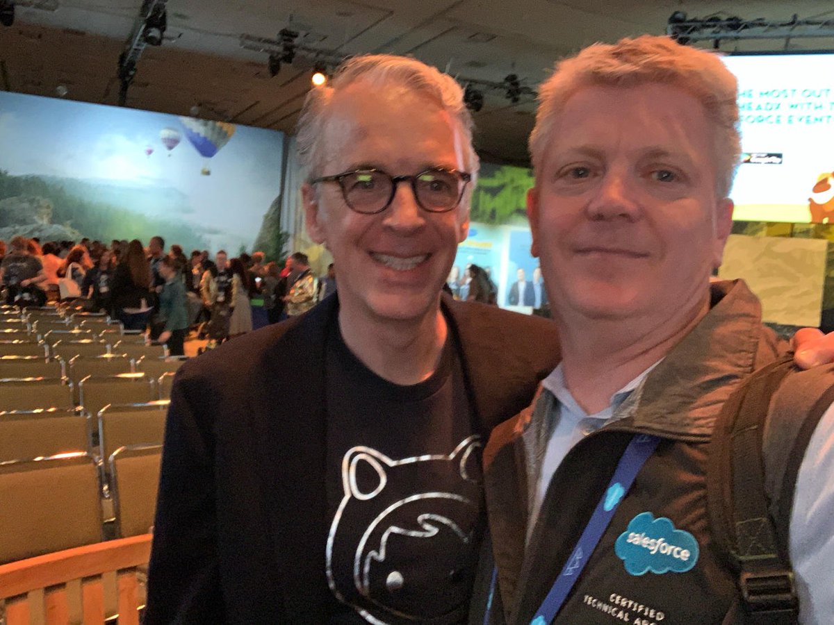 Steve has some time with Parker as well at TrailheaDX 19!