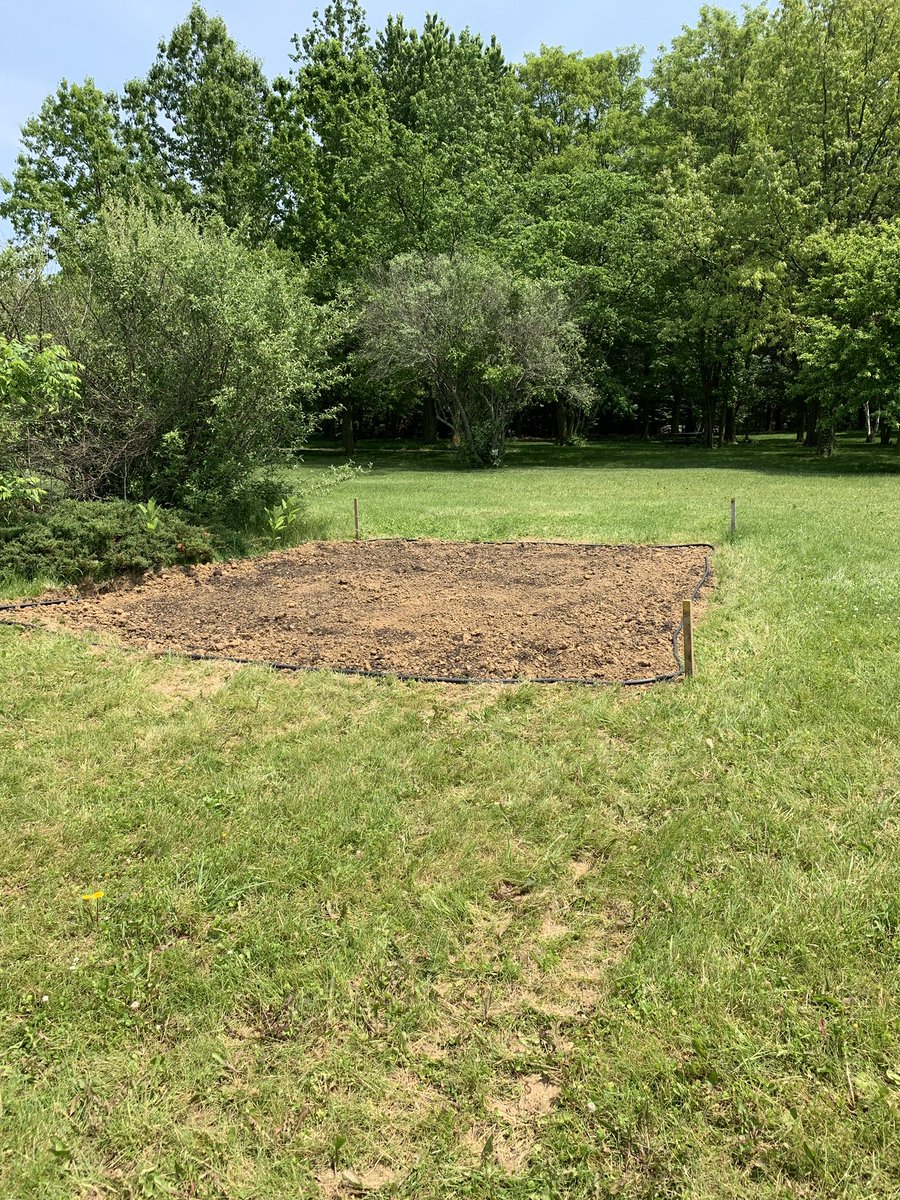 McClass2013's tweet photo. The Dille family, Megan & Abby edged and planted a large pollinator garden area on the fitness trails. Planted other garden areas, released worms in our compost bins, & cleaned fire pit area! We couldn’t have done it without you! Thank you so much! @wcs_harrison #redapplegrant https://t.co/QNKyAJqrax