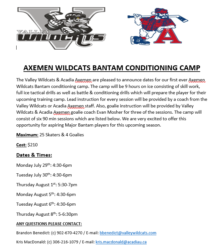 Acadia Axemen Hockey tweet media