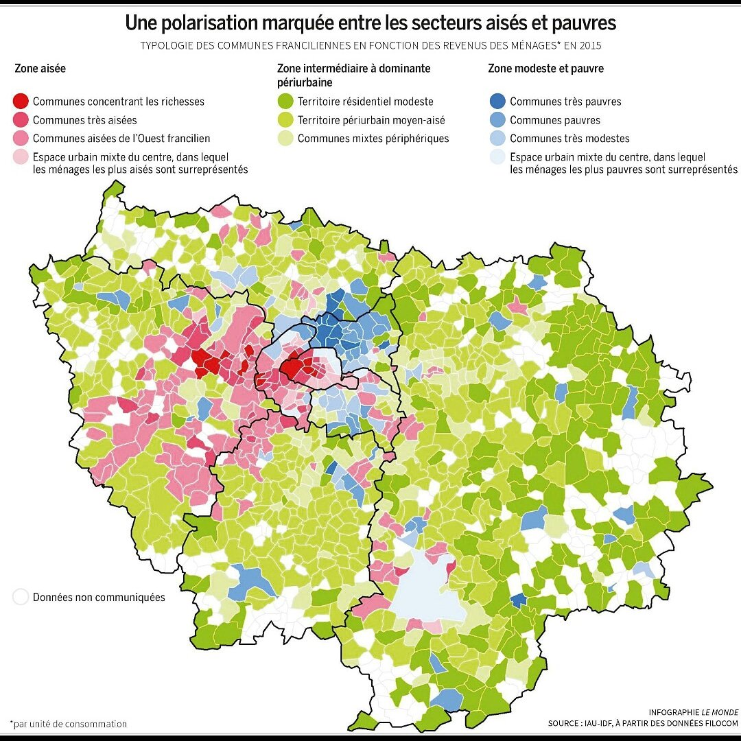 Partout dans le monde, quand la metropolisation n'est pas maîtrisée, régulée, orientée, elle produit hyper-specialisation, ségrégations sociales et spatiales.L'urgence de politiques métropolitaines progressistes #Municipales2020 #GrandParis