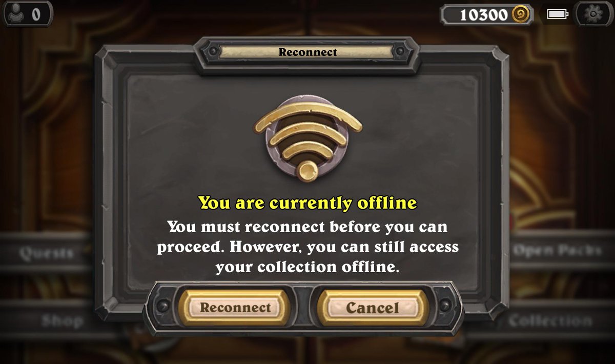 epolekoff's tweet photo. Today's Hearthstone patch has 2 new QoL features that I wrote as Hackathon (aka "Free Your Mind") projects over the past two years: 
Offline Collection and Seamless Reconnect!

https://t.co/TEgfpV5ooQ https://t.co/pHVtsIZGTt