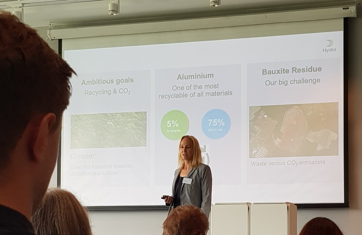 DigInnHHN's tweet photo. Having a greate time at #cec19 listening to how @NorskHydroASA @yara @virke_no (among many) work towards #circulareconomy https://t.co/kXxsX71Xo1