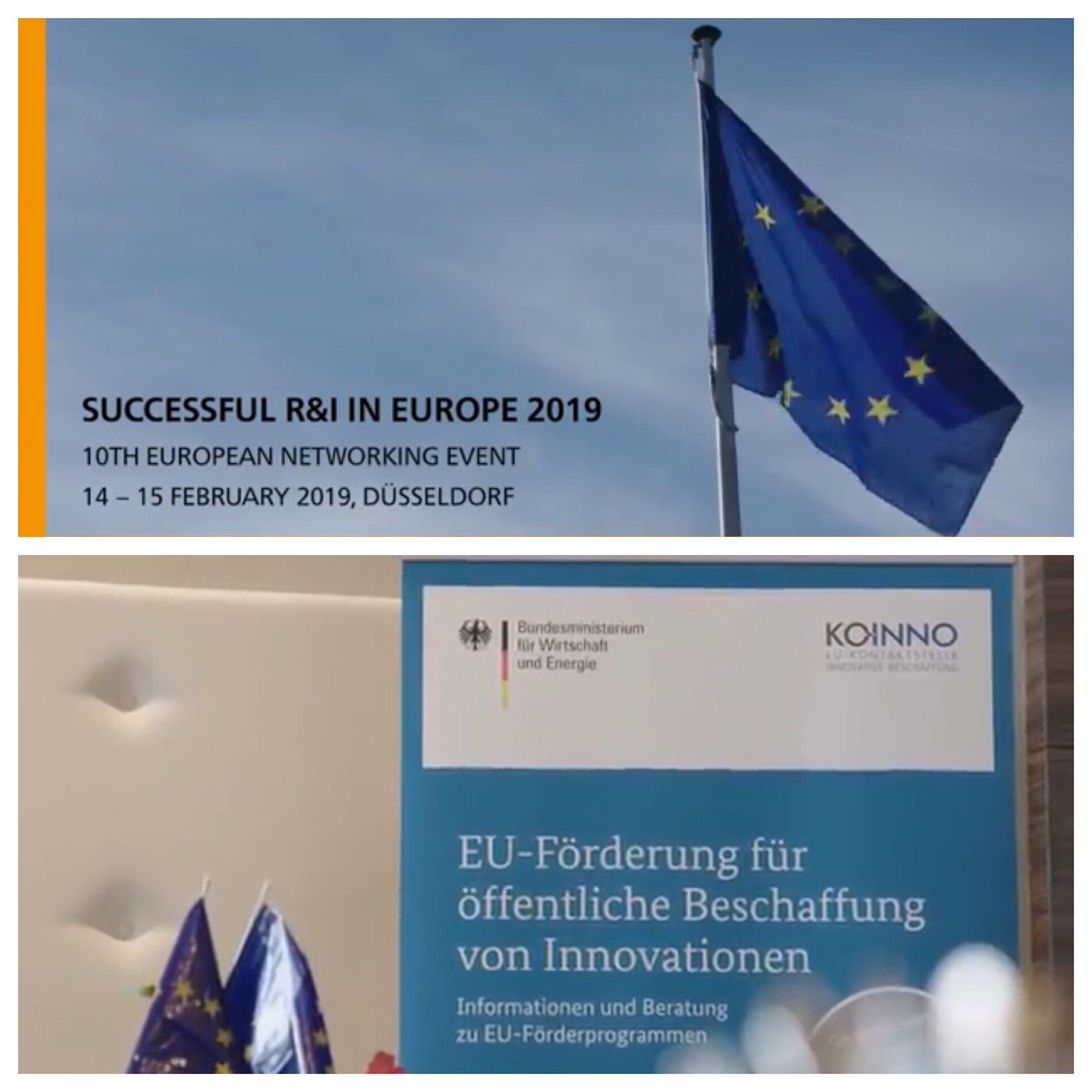 NRWEuropa's tweet photo. The #youtube video of mega event #successfulRI is online. 10th anniversary 🎂! https://t.co/5I6tzselJR👏👍! Listen to how #EENCanHelp. Meet some of 300 participants from Europe and beyond. #H2020 @EU_EASME @MKW_NRW @ZENITGmbH @covestro @H2020nrw @WirtschaftNRW @EmergencyEye et al https://t.co/aSVUxHFtOf