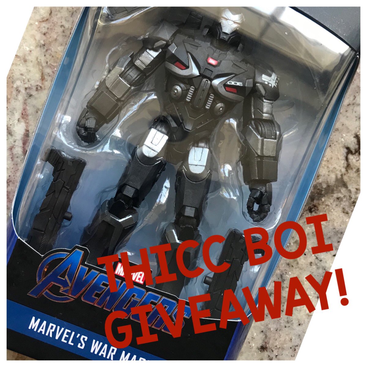 preterniadotcom's tweet photo. Want War Machine to take an all expense paid trip to your house? Retweet this post and follow me for a chance to own the big guy! Open to anyone on the planet earth, will draw the winner Monday, June 10th. https://t.co/6ZMzrhqD7v