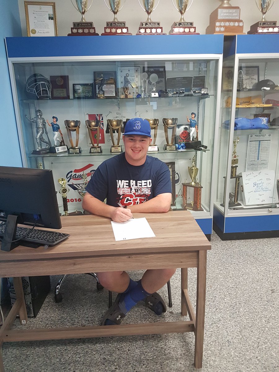 BallMechanic's tweet photo. Congratulations to Andrew Jawdek of the @Royals_2001 for signing his letter of intent with @ClearyBaseball https://t.co/18Z10eoQHd