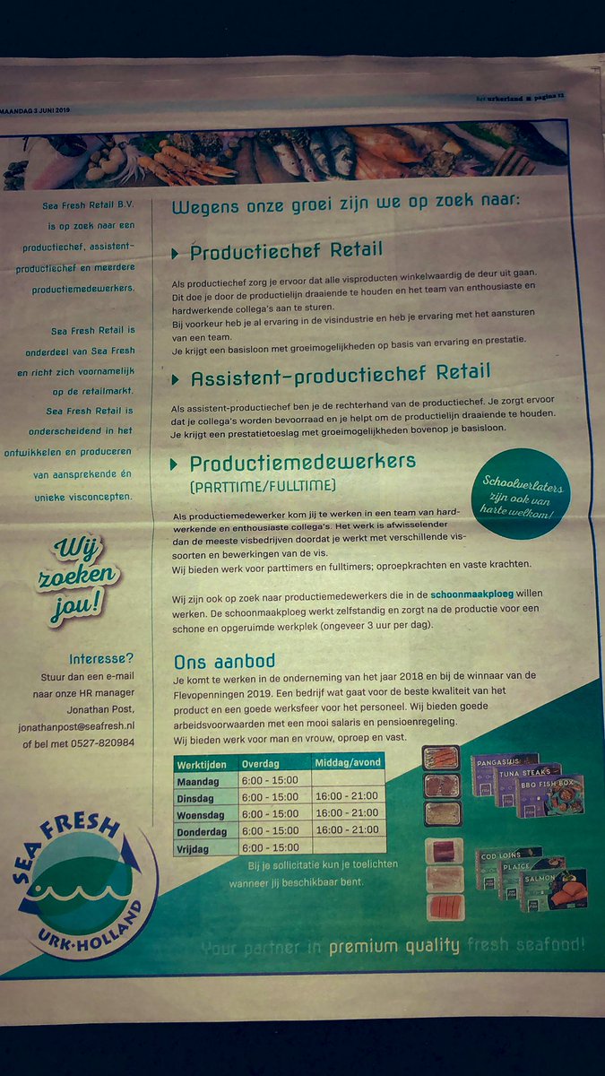 Wij zoeken tevens vaste schoonmakers en medewerkers die ons op zaterdag willen komen versterken!
