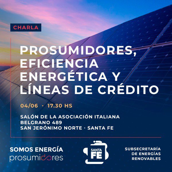 Aún no conocés nuestros programas de #energíasrenovables ☉ y #EficienciaEnergética⁉ Si sos comerciante, empresario, miembro de un Club o te interesan estas iniciativas 🙄 Te esperamos en la reunión informativa #Mañana en #SanJerónimoNorte👍 #RenovablesModeloSantaFe @GobSantaFe