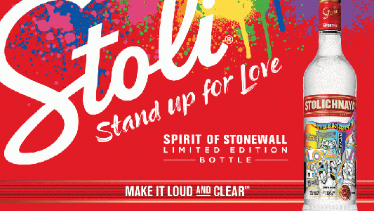 OUTTAKEVOICES's tweet photo. AUDIO: Patrik Gallineaux @Stoli &amp; Artist Lisa Marie Thalhammer Talk “Spirit of Stonewall” Limited Edition Bottle Commemorating Stonewall’s 50th Anniversary &amp; #LGBTQ Equality @PatrikGx @LisaMarieThal @MWW_PR https://t.co/2SPnMOb1HJ https://t.co/4JePjDPnUQ