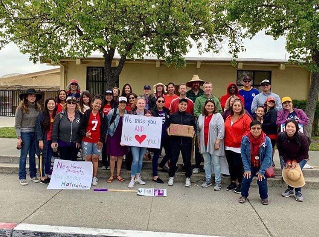 WeAreNHTA's tweet photo. AES teachers miss their kids and are thankful for the Classified Staff! #forourstudents #wearenhta #wearecta #WeAreAES https://t.co/gCsPn4scsX