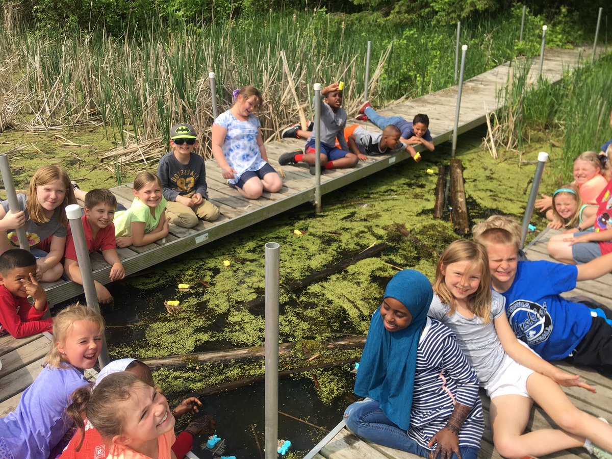 seathvalerie's tweet photo. We tested the rafts we made that connect to “The Raft” by Jim LaMarche. Will they float? Can they hold the weight of a peep? Why do they float? What else floats? Why? #proudtobe2E #hypothesizing #outdoorlearning https://t.co/zfAzLgFvU6