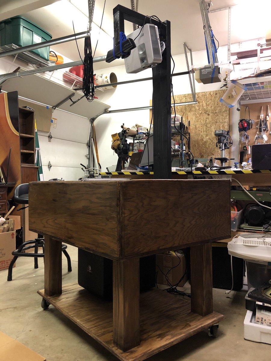 CannonJen's tweet photo. What?! Is that an AR sandbox I see? Coming to @WoodwardEagles soon! Thank you for all your hard work Mr. Pierce! #ttsdlearn https://t.co/3XiLIhtJjw