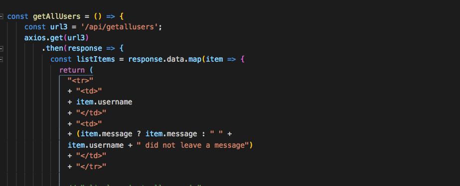 CODE_THAT_THANG's tweet photo. #Day070 of @careerdevs #365DaysOfCode Class consisted of improving our data from the server is presented in our front end. Still working on my e-commerce app. Plus more React practice. #SiliconRhode #map #MERN #React #JSX #coding #100DaysOfCode
https://t.co/LgxgnTWKkW https://t.co/PjL02JkjsU