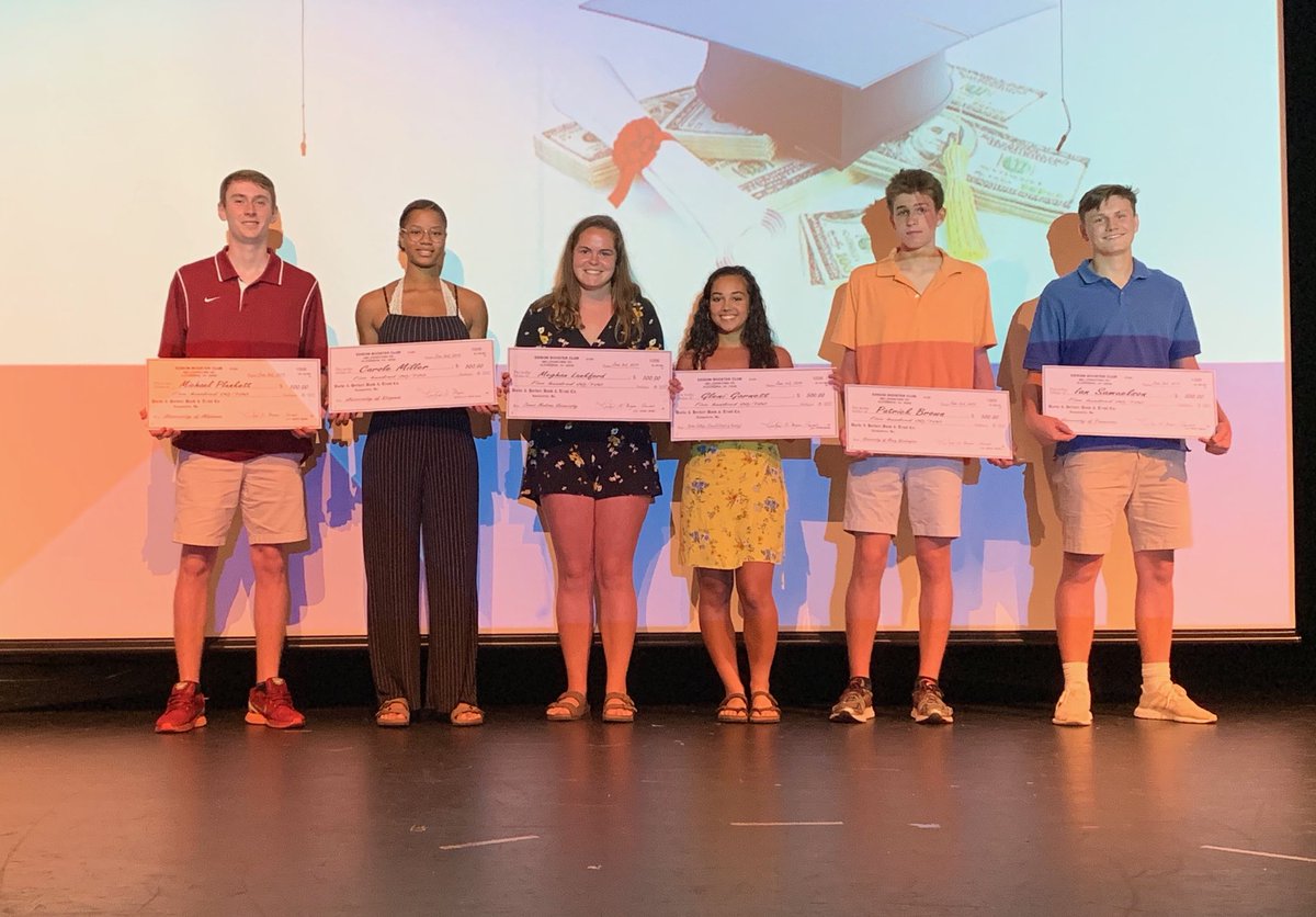Your 2019 Athletic Booster Scholarship recipients!   Congrats! #oneEdison
