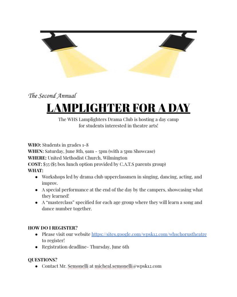 WHS Lamplighters tweet media