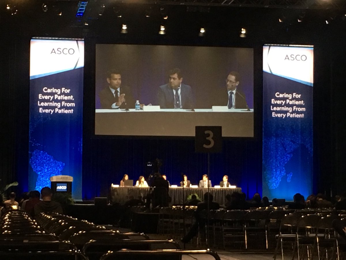 Wonderful poster discussion from <a href="/neerajaiims/">Neeraj Agarwal, MD, FASCO</a> discussing three amazing RCC abstracts including one from #bestmentor <a href="/montypal/">Sumanta K. Pal, MD, FASCO</a> regarding pt-reported outcomes in IMmotion150. So lucky to be part of this superstar’s GU team at <a href="/cityofhope/">City of Hope</a> #ASCO19