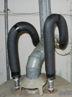 Water Heater Rescue on X: Insulate all the piping you can get to. Much  energy is wasted when plumbing heats up when hot water is used and then the  heat radiates away
