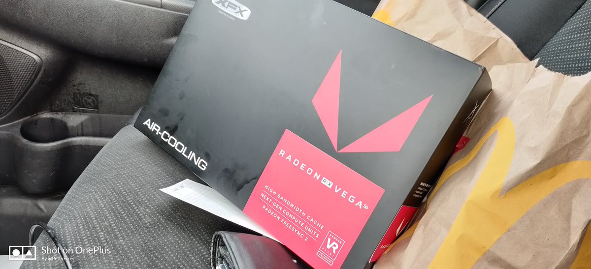 PettyFixes's tweet photo. Just did a thing.... Getting rid of that MSI 1070. THIS should do the trick. #AMD #Vega #Vega56 #AMDbuild https://t.co/7gHO0pOeTw
