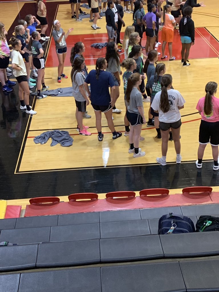 It’s a good day to be a Lady Trojan! The girls are having a blast enjoying themselves at FCA Camp. The girls had a great first day at camp! #theworkcontinues 
#trojans