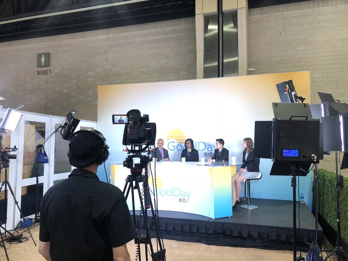 Mike Huckman (@mikehuckman) on Twitter photo Tomorrow morning at <a href="/IAmBiotech/">Biotechnology Innovation Organization</a> <a href="/BIOConvention/">BIO Convention</a> #BIO2019 please look for the “Good Day BIO” newscast on your Philly hotel TV & on monitors at convention center. Featuring these amazing young BioGenius science project contest finalists and a special message from <a href="/Becker_MichaelD/">Michael D. Becker</a>. Tomorrow morning at <a href="/IAmBiotech/">Biotechnology Innovation Organization</a> <a href="/BIOConvention/">BIO Convention</a> #BIO2019 please look for the “Good Day BIO” newscast on your Philly hotel TV & on monitors at convention center. Featuring these amazing young BioGenius science project contest finalists and a special message from <a href="/Becker_MichaelD/">Michael D. Becker</a>.