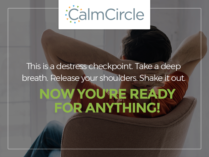 CalmCircle's tweet photo. #Stress is a real drag. Let's shake it out together! #destress #stresscheckpoint #happy

https://t.co/ILOEjgI8ya https://t.co/H4ZhOuoKLv
