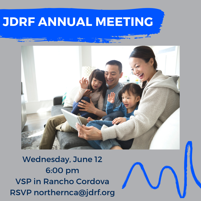 You are invited join us for the <a href="/NorCalJDRF/">JDRF NorCal</a> Annual Meeting to hear the latest chapter updates, honor our amazing supporters, and celebrate the successes of the year! Wednesday, June 12, 6:00 PM, at <a href="/VSPVisionCare/">VSP Vision Care</a>. RSVP northernca@jdrf.org More information jdrf.org/norcal/events/…