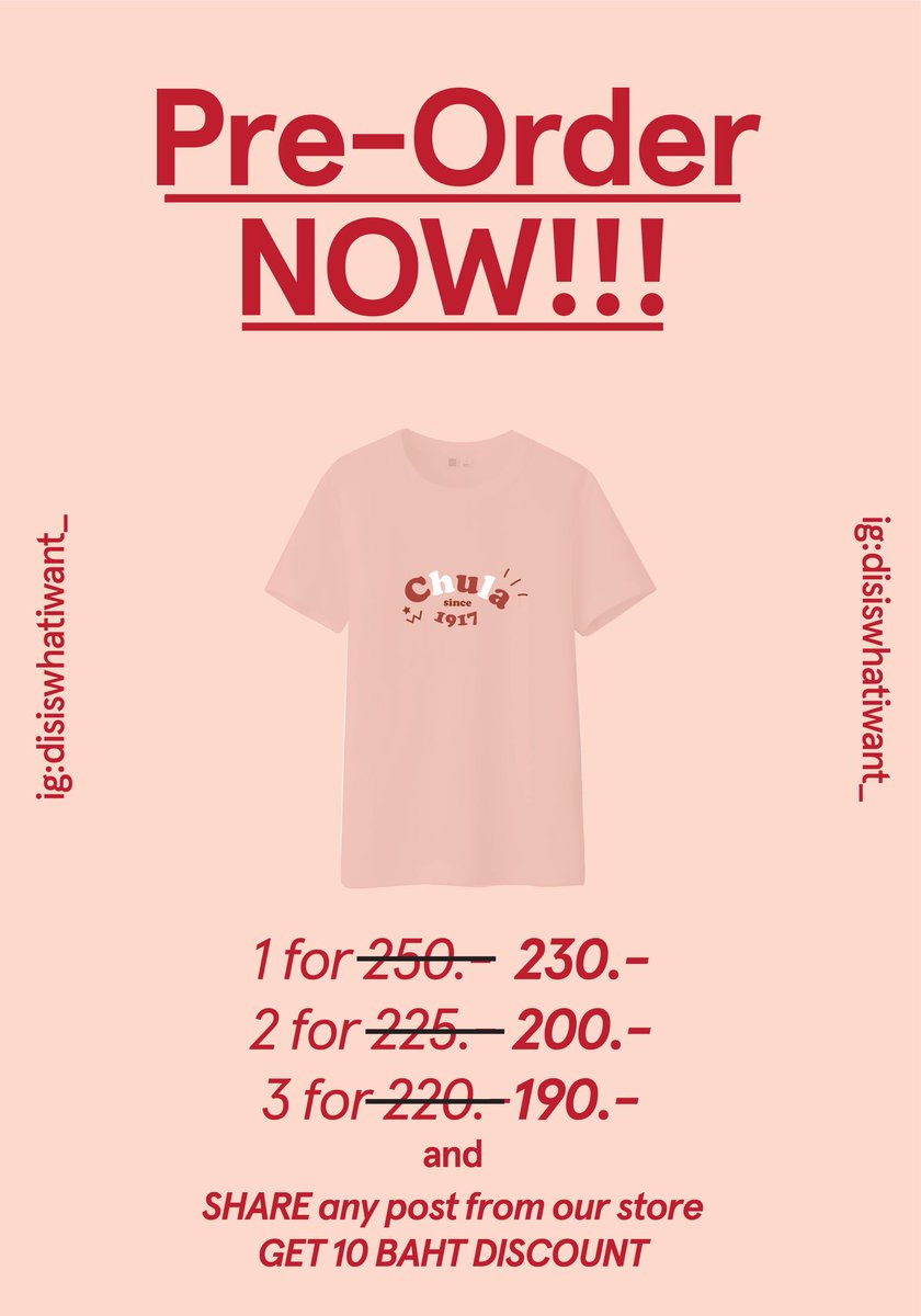 disiswhatiwant's tweet photo. Special deal ONLY for today!!! 👉🏻 https://t.co/Zscvgqe5yO
#cu103 #นิเทศจุฬา #อักษรจุฬา #สัมภาษณ์ #รอบ4 #cufirstdate62 #cufirstdate2019 #cufirstdate https://t.co/vF3w8tX5UU