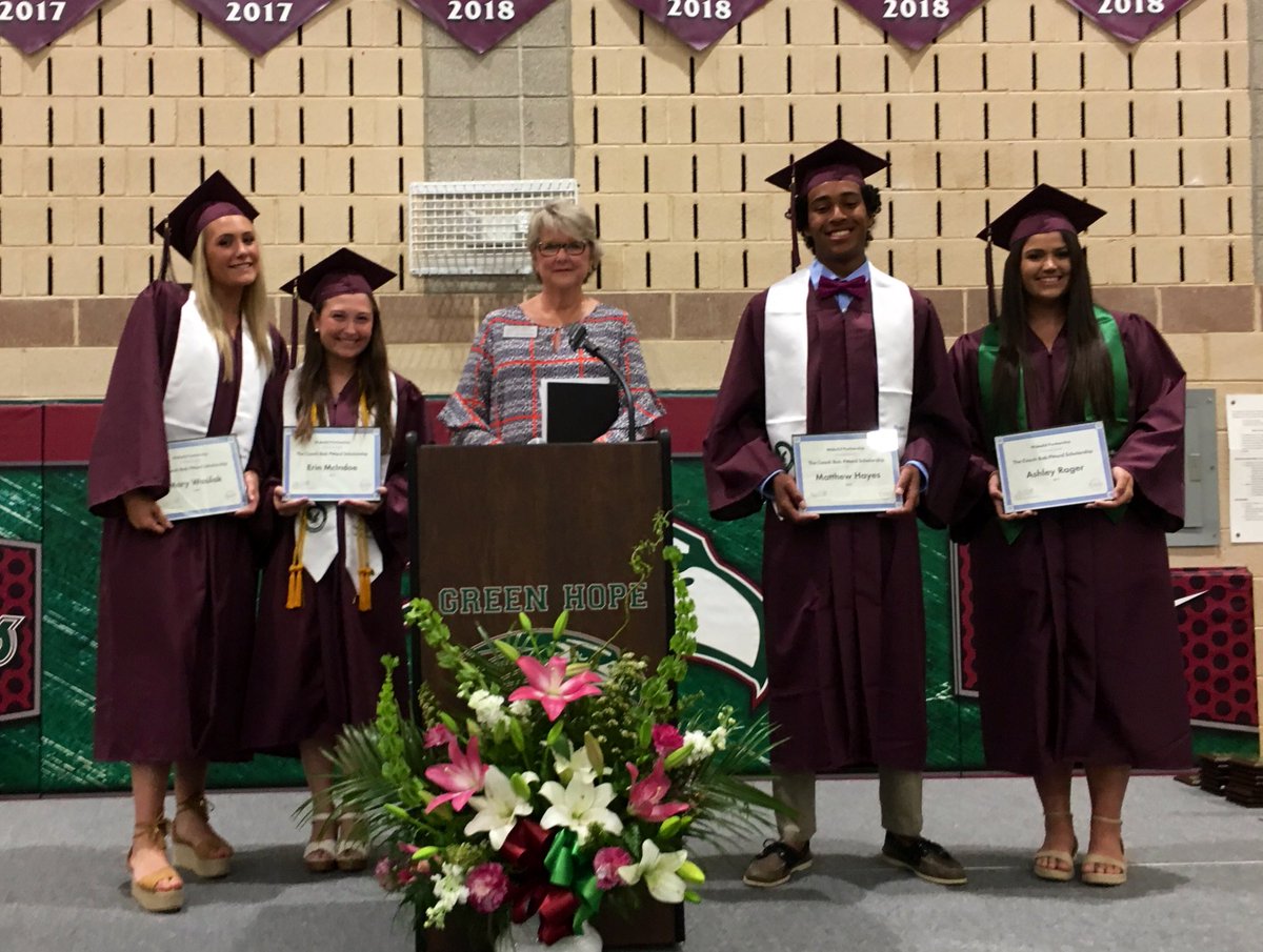wakeedpa's tweet photo. WakeEd Partnership is proud to present the Coach Bob Pittard Scholarship to these four stellar @GHFALCONS athletes. Congratulations! 🎓🎉 https://t.co/bjB9KpxiX8